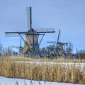 Kinderdijk Windmills in Winter