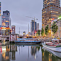 Rotterdam Wijnhaven in the blue hour